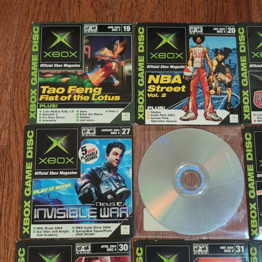 Xbox Demo Discs Offical Xbox Magazine Issues 19 20 26 27 28 29 30 31 32 33 35